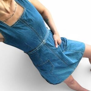 Armani Exchange Sleeveless Belted Dress Medium